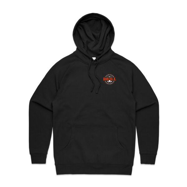 Front and Back Drill Logo - Mens Supply Hood Thumbnail